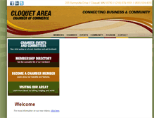 Tablet Screenshot of cloquet.com